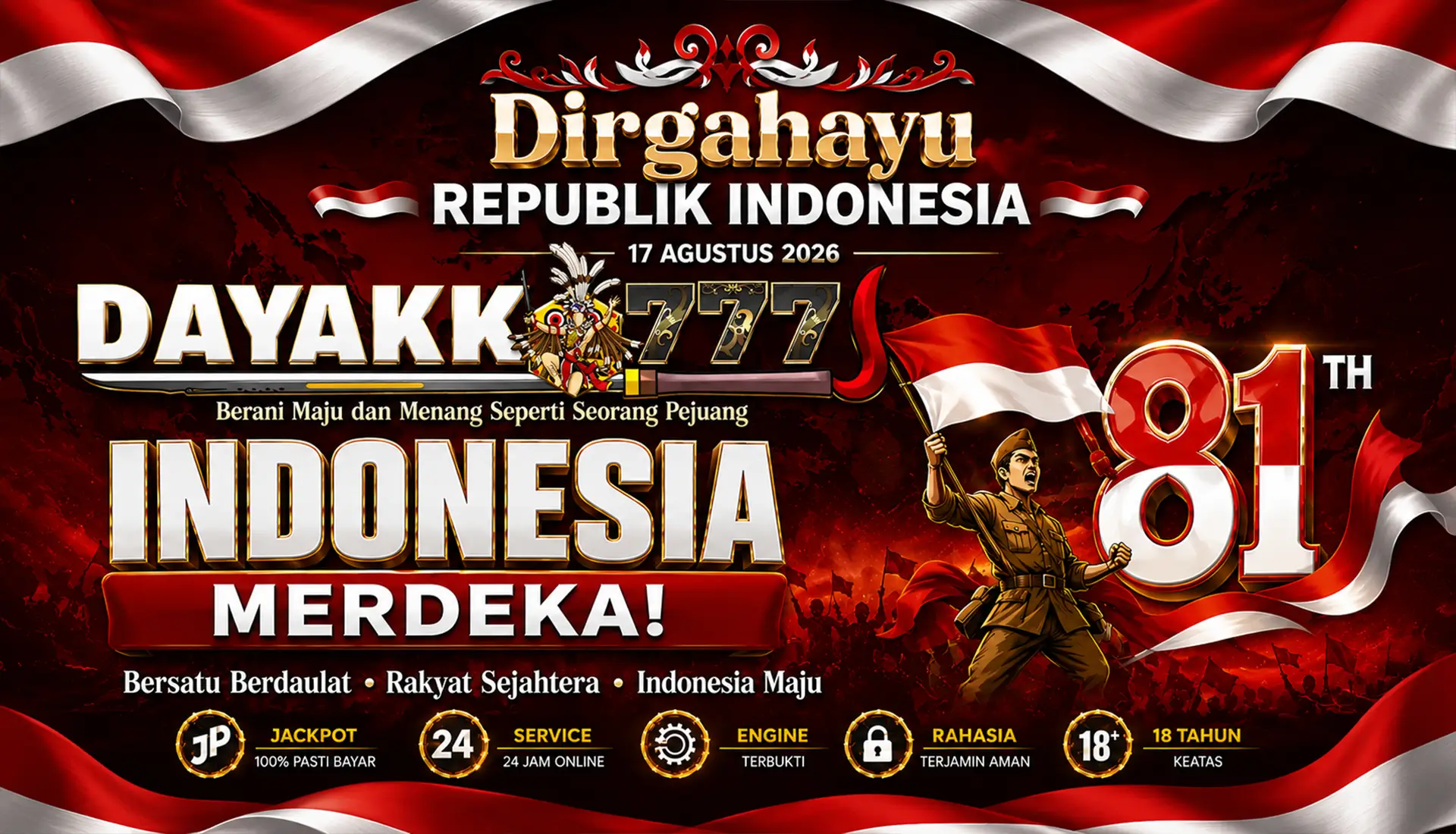 DAYAK777 Slideshow HUT RI 81
